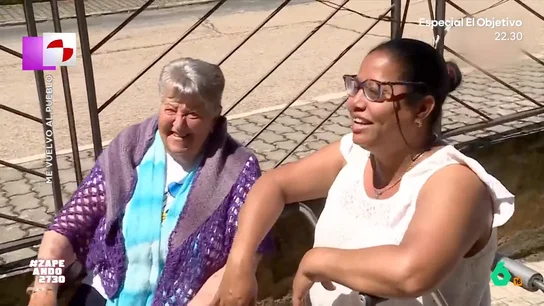 La pícara confesión de una mujer a una reportera: "¿Tú te crees que yo me voy a quedar pura? Con lo buenos que los hay..." La vecina de Duruelo de la Sierra fue entrevistada por el programa 'Me vuelvo al pueblo', de la Televisión de Castilla y León, y no dudo en hablar sobre su vida sentimental, provocando las risas de la reportera.