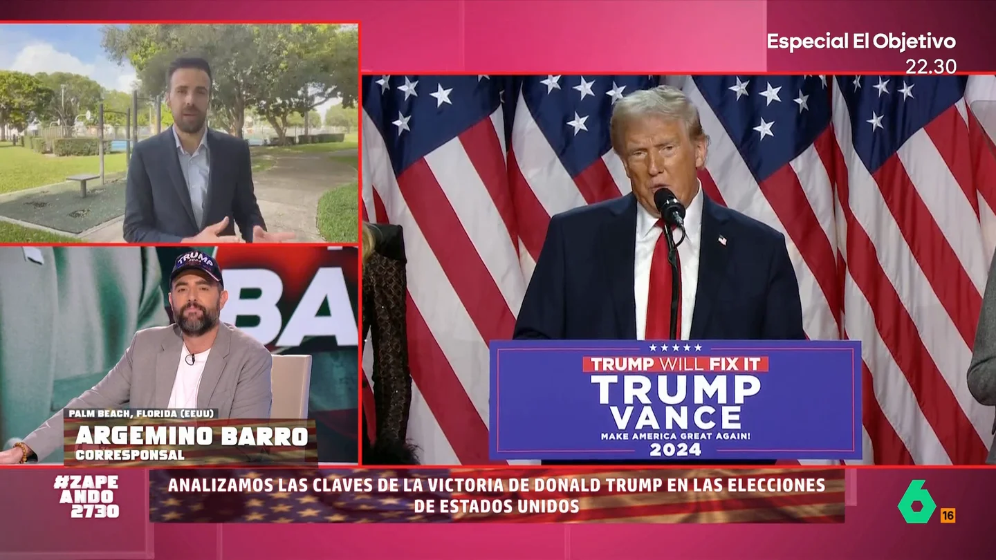 Argemino Barro, sobre la victoria electoral de Donald Trump: "Ahora vuelve con la venganza" Argemino Barro, sobre la victoria electoral de Donald Trump: "Ahora vuelve con la venganza"
