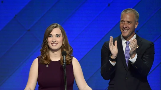 Imagen de archivo de la demócrata Sarah McBride, primer mujer transgénero electa en el Congreso de EEUU Imagen de archivo de la demócrata Sarah McBride, primer mujer transgénero electa en el Congreso de EEUU
