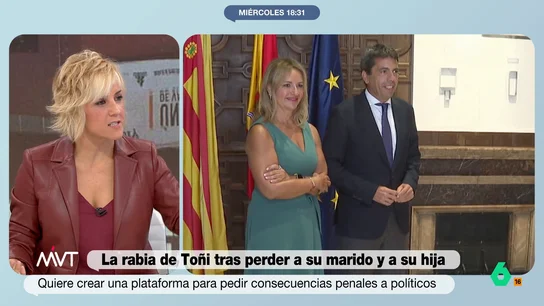 Cristina Pardo, muy crítica con la consellera Nuria Montes: "Ha evidenciado tener la sensibilidad de una ameba" Cristina Pardo reacciona en este vídeo a la terrible historia revelada por una de las trabajadoras de la consellera, además de las palabras carentes de tacto con las que Nuria Montes se refirió a los familiares de las víctimas de la DANA.