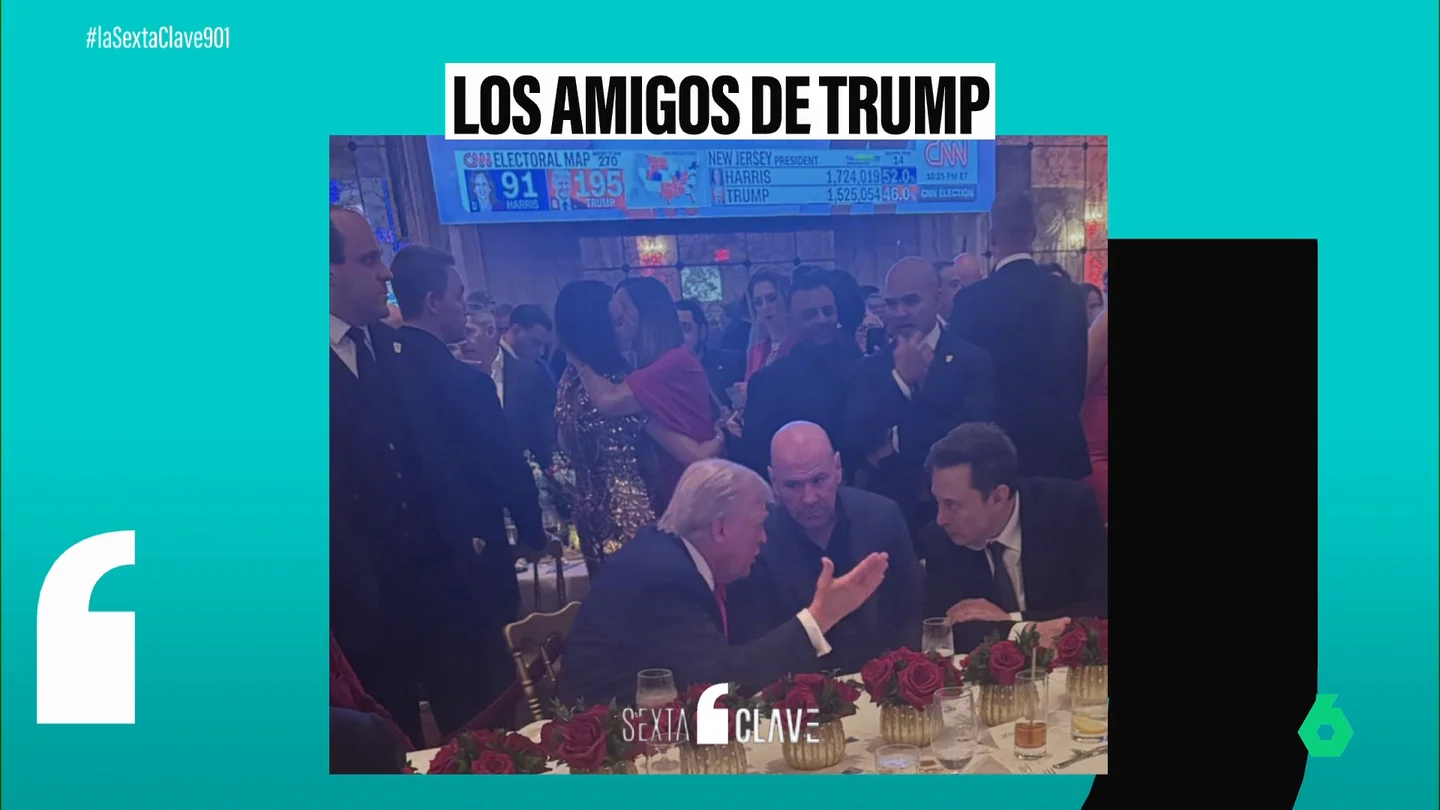 Estos son los amigos ultras de Trump que celebraron con él su triunfo electoral en EEUU Estos son los amigos ultras de Trump que celebraron con él su triunfo electoral en EEUU