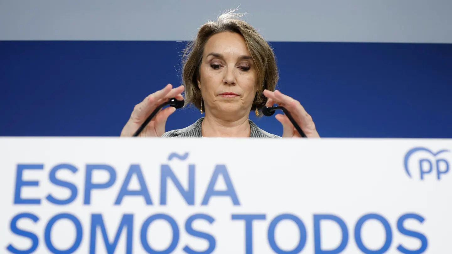 La secretaria general del PP Cuca Gamarra La secretaria general del PP Cuca Gamarra