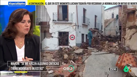 Lucía Méndez, sobre las explicaciones de Mazón: "Son intentos patéticos de un dirigente incapaz de gestionar esta catástrofe" "A Carlos Mazón esto le va a perseguir el tiempo que esté de presidente de la Generalitat, y más allá", afirma la periodista Lucía Méndez en este vídeo donde critica duramente la gestión de la tragedia de la DANA.