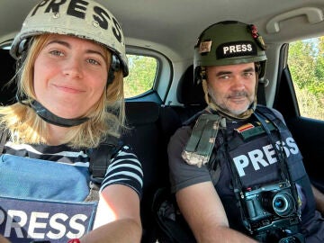 Los periodistas Nuria Garrido y Alberto Rojas