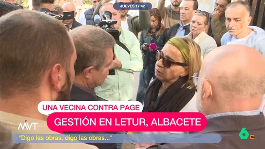 El tenso enfrentamiento entre Page y una vecina de Letur "Se han perdido seis vidas que no se tenían que haber perdido, y eso es más importante que reconstruir el pueblo", afirma una vecina de Letur a Emiliano García-Page, al que en este vídeo recrimina su gestión de la DANA en Albacete.