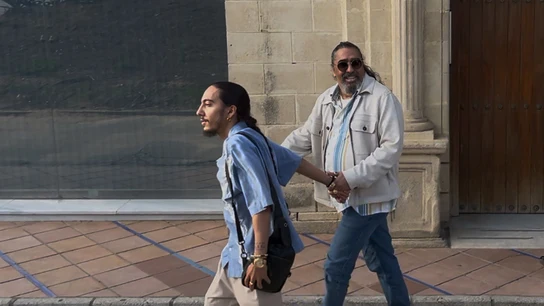El cantaor Diego el Cigala, a la salida del juzgado de Jerez de la Frontera donde este jueves El cantaor Diego el Cigala, a la salida del juzgado de Jerez de la Frontera donde este jueves