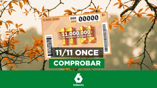 11 del 11 de la ONCE 2024: comprobar los resultados del sorteo de hoy, 11 de noviembre de 2024 11 del 11 de la ONCE 2024: comprobar los resultados del sorteo de hoy, 11 de noviembre de 2024