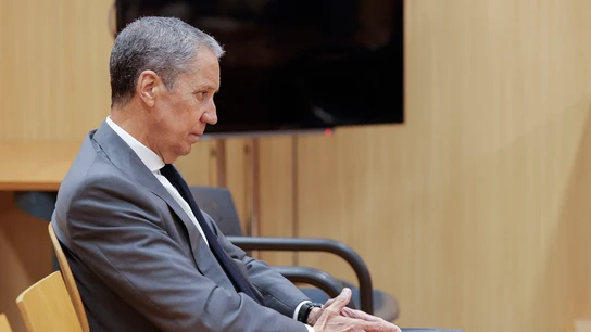 El exministro y expresident de la Generalitat Eduardo Zaplana en los juzgados de València El exministro y expresident de la Generalitat Eduardo Zaplana en los juzgados de València