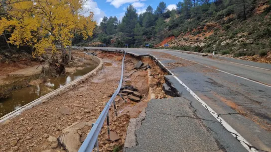 Las cifras de la DANA Reparación de la carretera N-3
