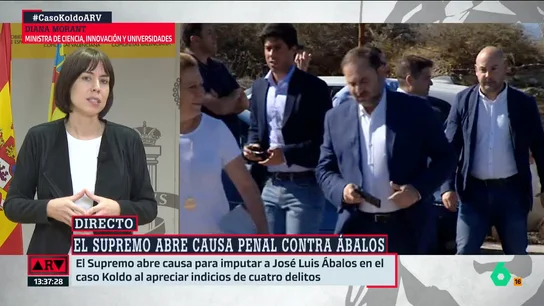 Diana Morant reacciona a la investigación del Supremo a Ábalos: "Le exigimos que renuncie a su acta como diputado" Diana Morant reacciona a la investigación del Supremo a Ábalos: "Le exigimos que renuncie a su acta como diputado"