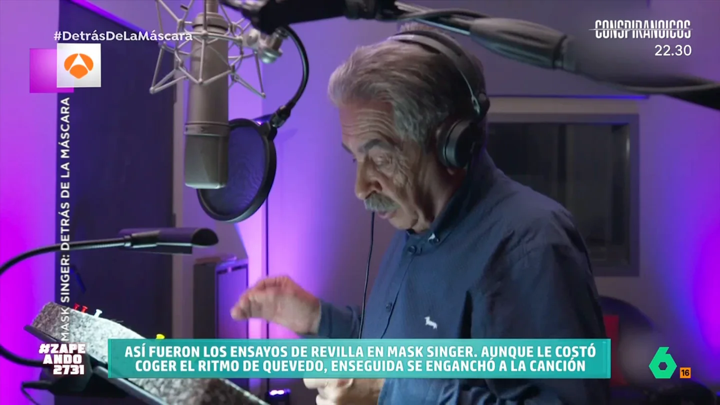 Miguel Ángel Revilla se esconde tras 'brócoli' en 'Mask Singer': así fueron sus ensayos de 'Quédate' de Quevedo El político cántabro estaba detrás de la máscara de 'brócoli' en el divertido concurso de Antena 3. Revilla dejó alucinados a los investigadores al ser desenmascarado.