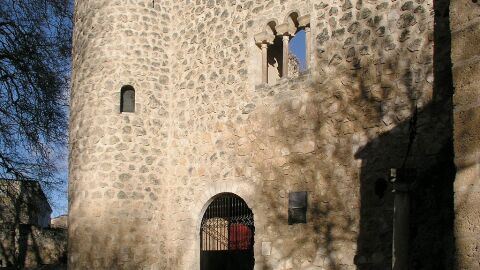 Detalle del castillo de Brihuega
