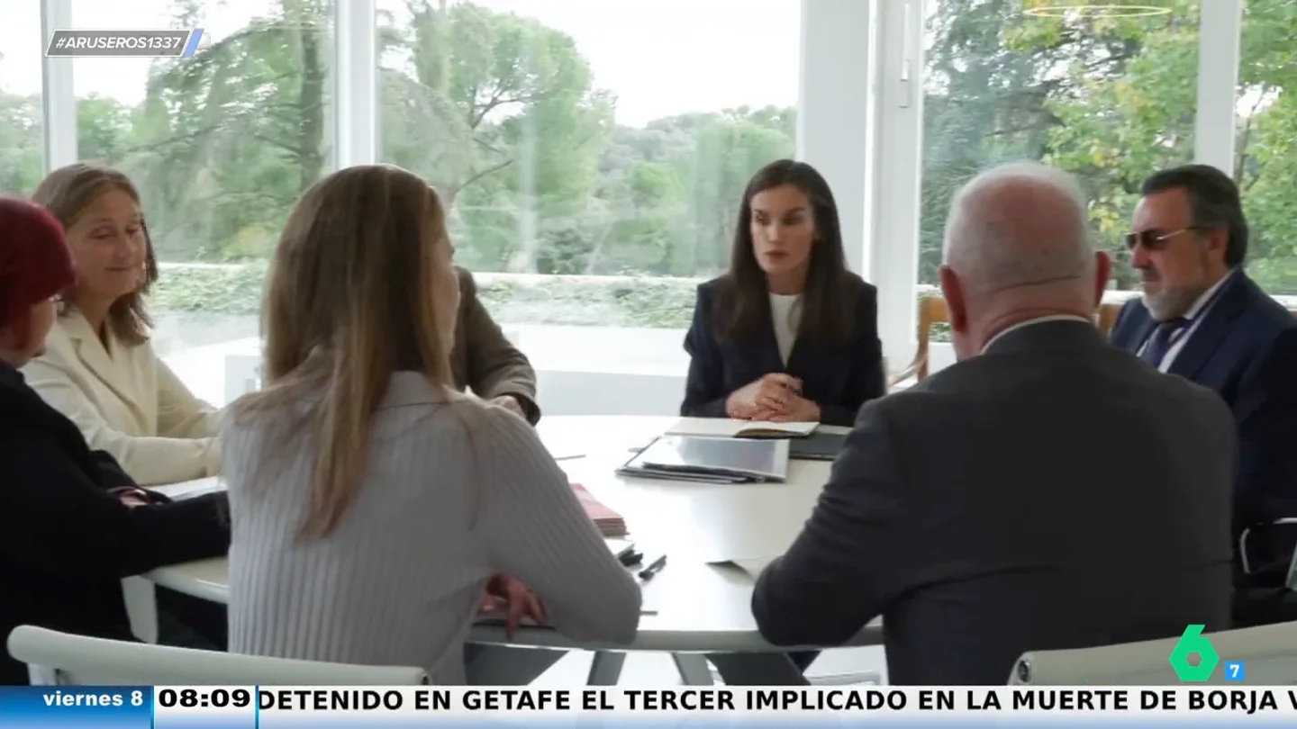 El vídeo de la reina Letizia reunida con seis organizaciones para ayudar a los afectados por la DANA en Valencia El vídeo de la reina Letizia reunida con seis organizaciones para ayudar a los afectados por la DANA en Valencia