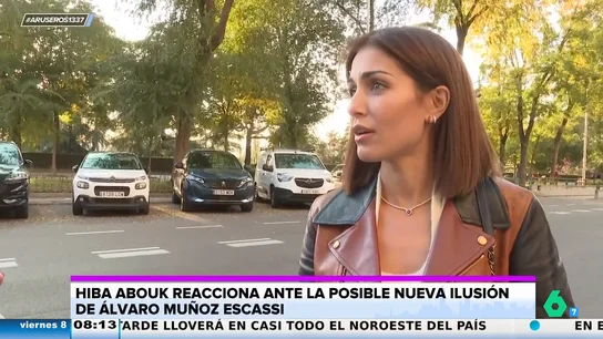 Así reacciona Hiba Abouk al saber que Álvaro Muñoz Escassi sale con Sheila Casas: "Ya no me sorprende nada" Así reacciona Hiba Abouk al saber que Álvaro Muñoz Escassi sale con Sheila Casas: "Ya no me sorprende nada"