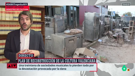 Urtasun anuncia un plan de ayudas dividido en dos fases para reconstruir la cultura en Valencia tras la DANA Urtasun anuncia un plan de ayudas dividido en dos fases para reconstruir la cultura en Valencia tras la DANA