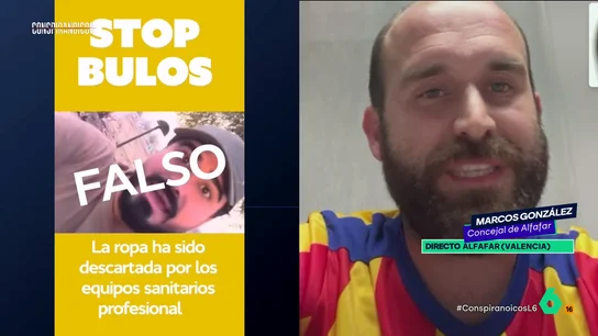 El concejal de Alfafar desmonta el bulo de Vito Quiles sobre la ropa Marcos González, concejal de Alfafar, desmiente en Conspiranoicos el bulo de Vito Quiles que asegura que se está tirando a la basura la ropa donada. En este vídeo, explica los motivos y cómo ha sufrido el señalamiento en las redes.