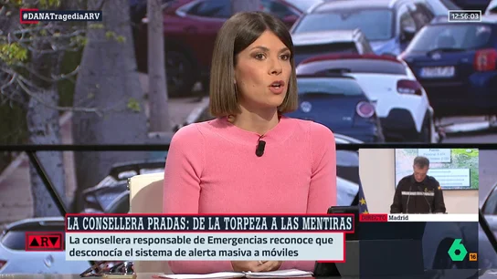 Ainhoa Martínez, sobre la consellera Pradas: "Me da la sensación de que no tenía ni idea, que no se había estudiado las competencias que tenía" Ainhoa Martínez, sobre la consellera Pradas: "Me da la sensación de que no tenía ni idea, que no se había estudiado las competencias que tenía"