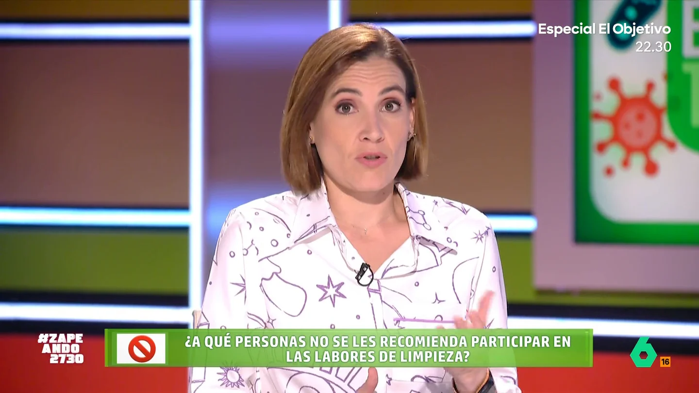 Boticaria García expone a qué personas no se les recomienda participar en las labores de limpieza de la DANA La farmacéutica indica que todas aquellas personas vulnerables que tiene algún tipo de problema de salud de tipo respiratorio, inmunodepresión o riesgo cardíaco, entre otros, debería evitar participar en estas actividades.