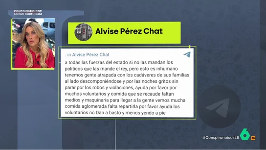 Bulo de las violaciones a voluntarias en Valencia en Telegram Bulo de las violaciones a voluntarias en Valencia en Telegram