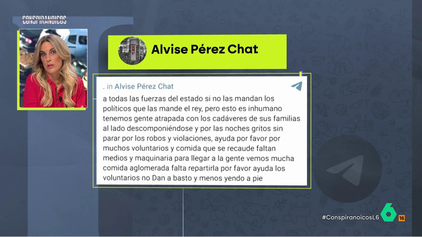 Bulo de las violaciones a voluntarias en Valencia en Telegram Bulo de las violaciones a voluntarias en Valencia en Telegram