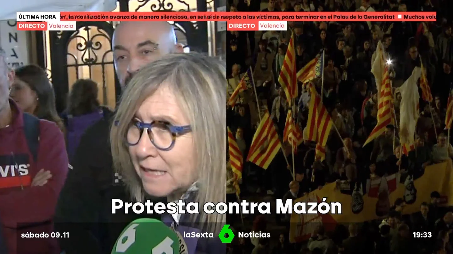 Valenciana indignada pide prisión para Mazón Valenciana indignada pide prisión para Mazón