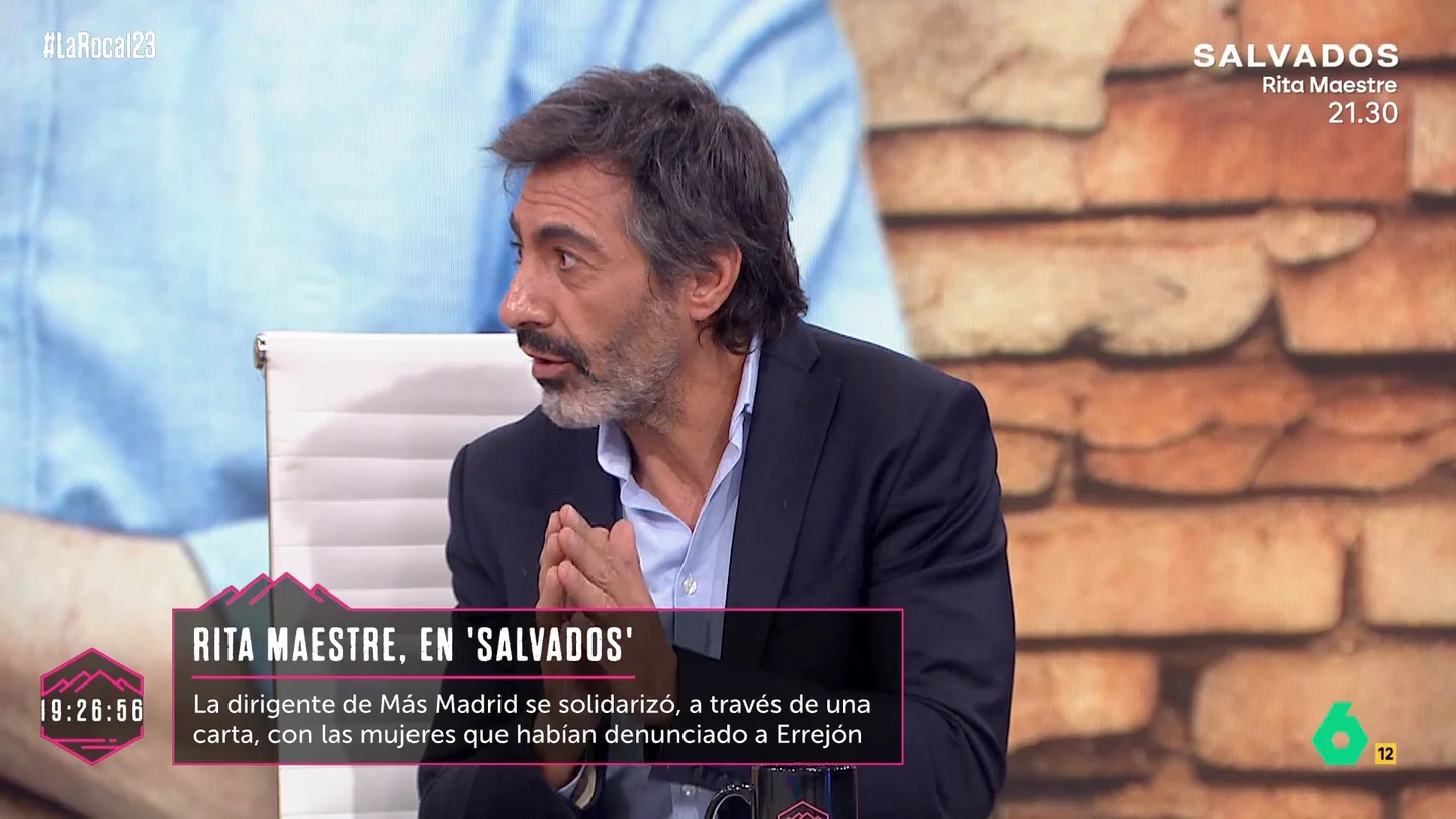 La reflexión de Juan del Val sobre la respuesta de Más Madrid tras el 'caso Errejón': "No entiendo lo de 'minimizar ese hecho" La reflexión de Juan del Val sobre la respuesta de Más Madrid tras el 'caso Errejón': "No entiendo lo de 'minimizar ese hecho"