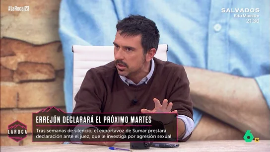 Ramón Espinar: "El comportamiento mediático del 'caso Errejón, por muy culpable que sea, puede destruir a una persona" Ramón Espinar: "El comportamiento mediático del 'caso Errejón, por muy culpable que sea, puede destruir a una persona"