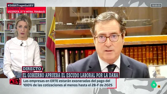 Díaz acusa a Garamendi de "no tener empatía" con los afectados por la DANA: "El lenguaje que ha empleado es muy grave" Díaz acusa a Garamendi de "no tener empatía" con los afectados por la DANA: "El lenguaje que ha empleado es muy grave"