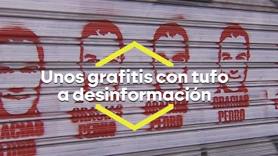 ¿'Gracias, Pedro'? Tras la pista de unos grafitis con tufo a desinformación para intoxicar y polarizar ¿'Gracias, Pedro'? Tras la pista de unos grafitis con tufo a desinformación para intoxicar y polarizar