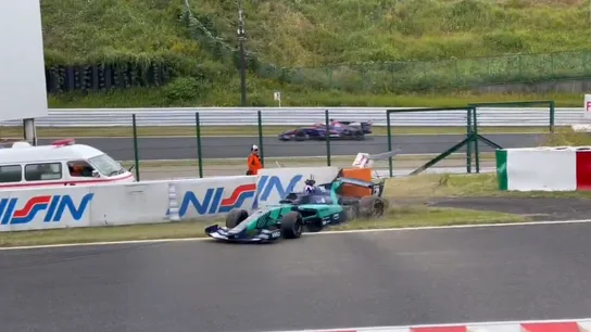 Un monoplaza manejado por Inteligencia Artificial se estrella en Suzuka Un monoplaza manejado por Inteligencia Artificial se estrella en Suzuka