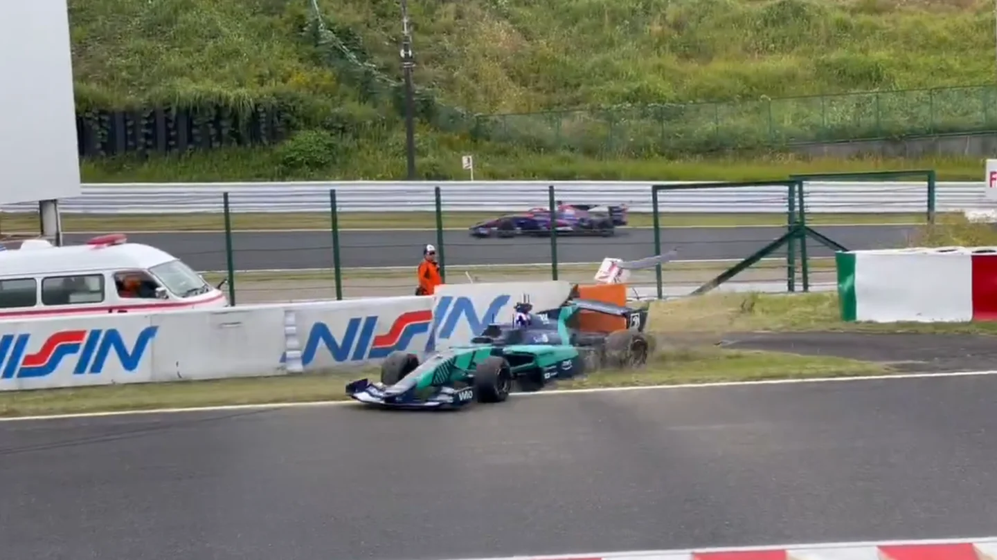 Un monoplaza manejado por Inteligencia Artificial se estrella en Suzuka Un monoplaza manejado por Inteligencia Artificial se estrella en Suzuka