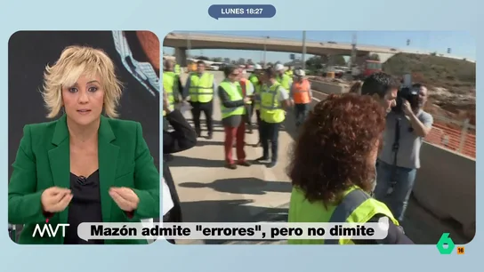Cristina Pardo, muy enfada con la atención de Salomé Pradas a la prensa: "Párense, mucha gente espera la información oficial" La presentadora expone que, en su opinión, no tiene sentido no atender a los medios de comunicación como es debido y manifiesta la necesidad de que las autoridades valencianas se paren frente a la prensa para dar información de interés.