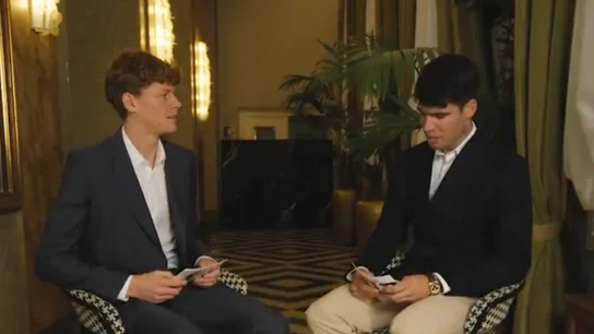 Jannik Sinner y Carlos Alcaraz Jannik Sinner y Carlos Alcaraz