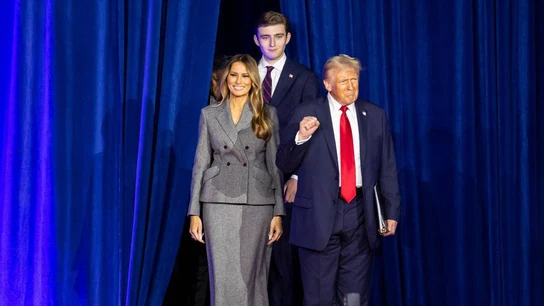 Imagen de archivo de Melania y Donald Trump. Imagen de archivo de Melania y Donald Trump.