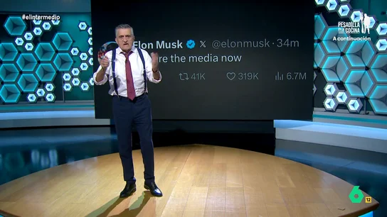 Wyoming advierte sobre que las redes sustituyan a los medios "La información ya no la elegirán unos señores sometidos a unas normas deontológicas y las leyes, sino unos algoritmos anónimos que no seleccionan lo más ajustado a la verdad, sino lo que dé más pasta", reflexiona Wyoming en este vídeo.