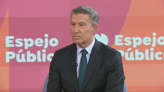Alberto Núñez Feijóo, este martes en Espejo Público. Alberto Núñez Feijóo, este martes en Espejo Público.