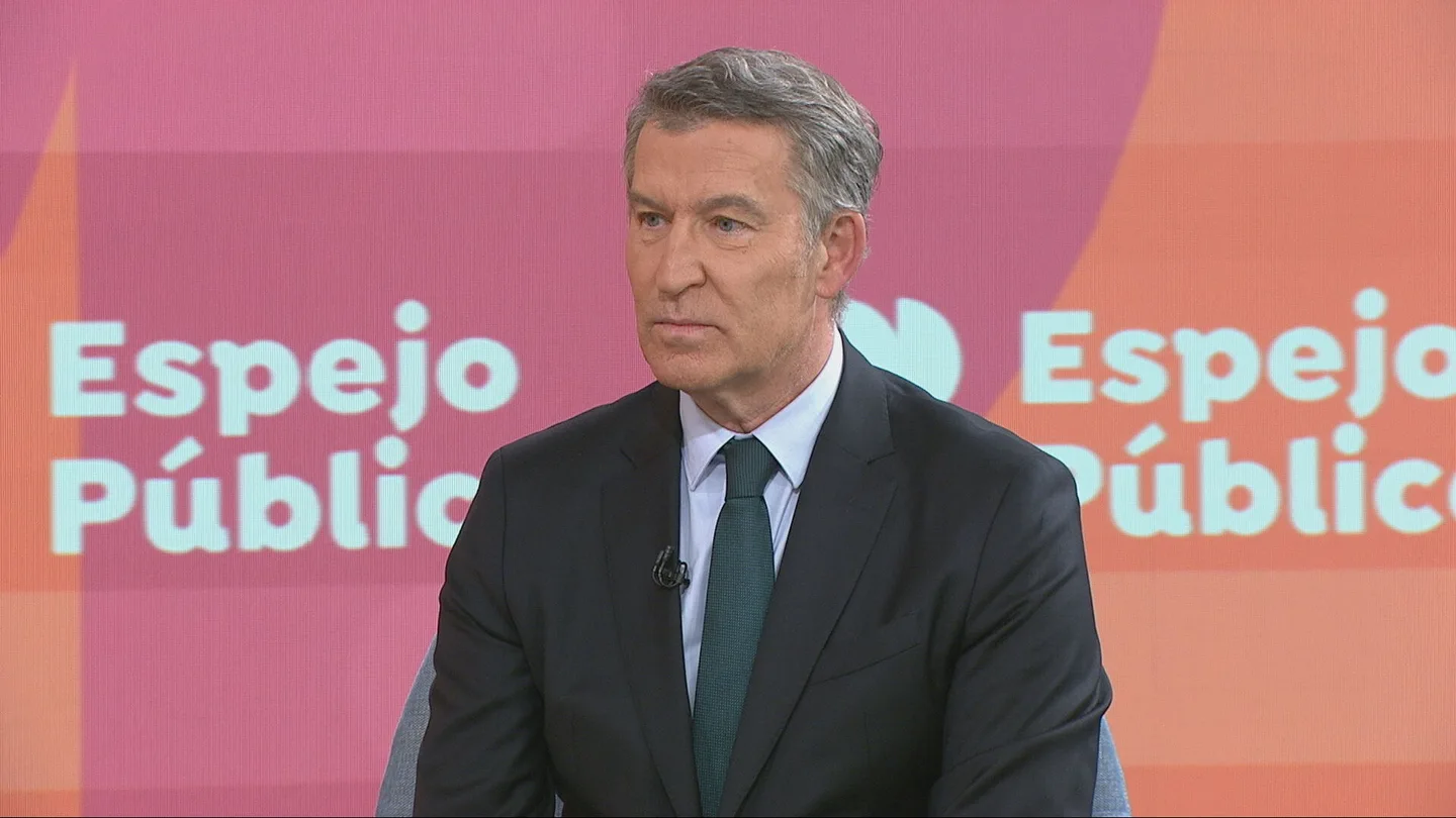 Alberto Núñez Feijóo, este martes en Espejo Público. Alberto Núñez Feijóo, este martes en Espejo Público.