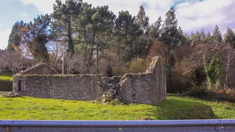 Imagen de un pueblo abandonado Imagen de un pueblo abandonado