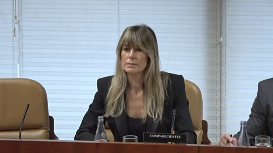 Begoña Gómez en la comisión de la Asamblea de Madrid Begoña Gómez en la comisión de la Asamblea de Madrid