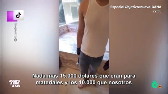 Así reacciona un grupo de obreros después de que un cliente no les pague la obra que han hecho Uno de los obreros explica en un vídeo publicado en redes sociales que el cliente solo les ha pagado los 15.000 dólares de los materiales pero no los 10.000 de mano de obra.