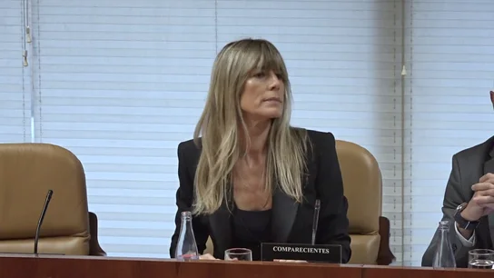 Begoña Gómez en la comisión de investigación de la Asamble de Madrid Begoña Gómez en la comisión de investigación de la Asamble de Madrid