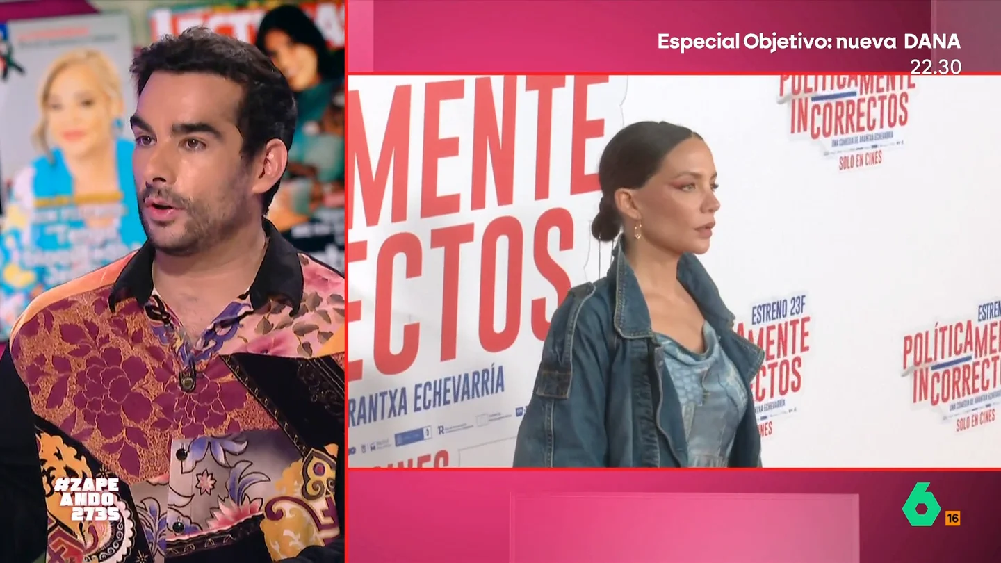 María Hervás y Dani Martín, ¿nueva pareja sorpresa?: Juan Sanguino desvela qué dice la revista 'Hola' La revista ha publicado unas fotografías que parecen confirmar que el artista y la actriz han comenzado una relación. Martín fue a ver a Hervás al teatro e, incluso, le llevó un ramo de flores.