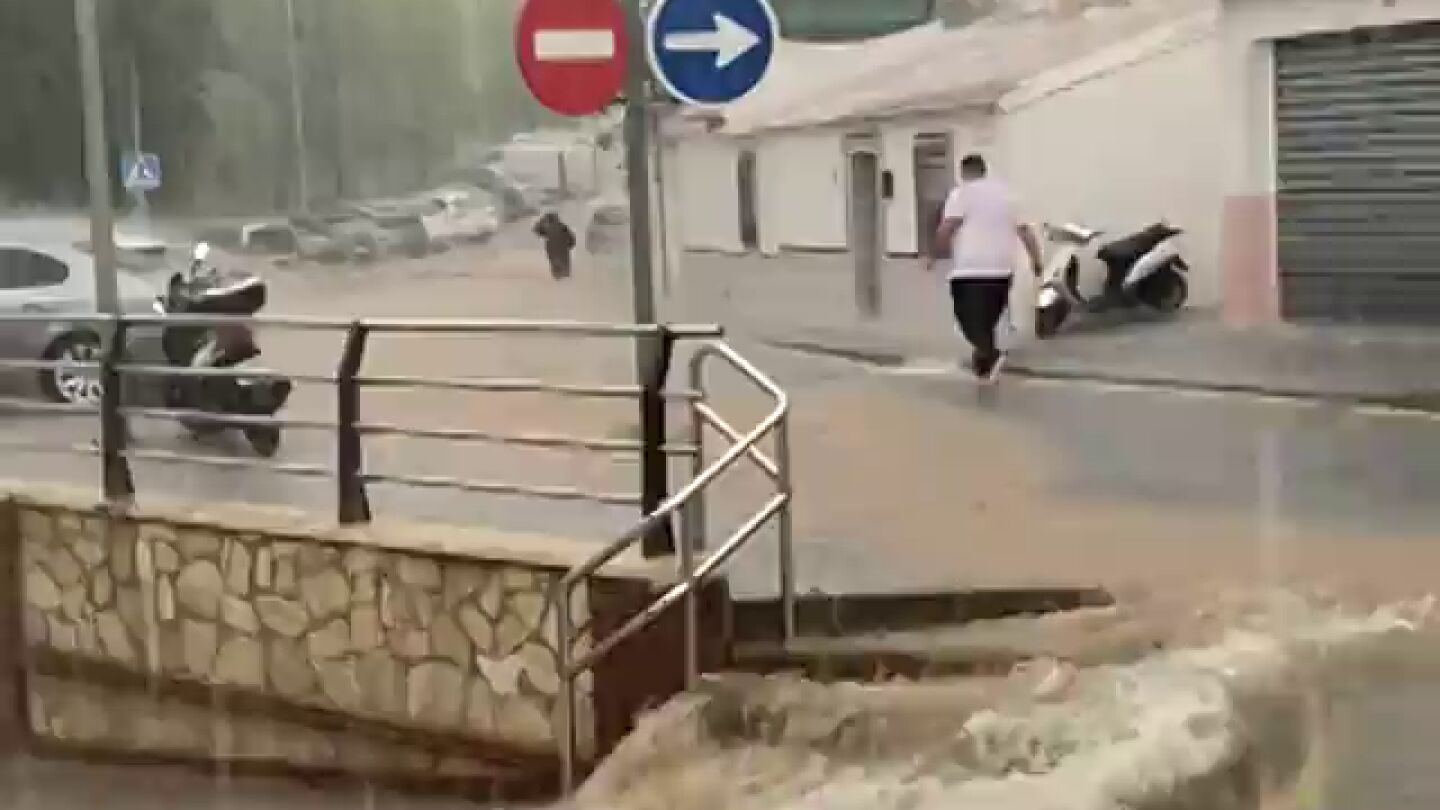 Inundaciones severas en Alhaurín de la Torre