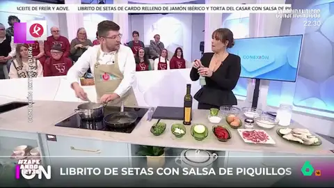 Um apresentador descobre, ao vivo, grãos de pimenta: "O único que não descobriu sou eu" O chef do programa, Pedro, decide usar um utensílio muito comum na cozinha: um moedor de pimenta. Mas para Sara, a apresentadora, não é tão comum porque ela não sabe como funciona.