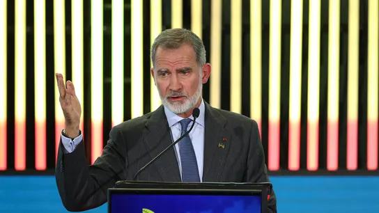 El rey Felipe VI, durante la XXIX Cumbre Iberoamericana de Jefes de Estado y de Gobierno en Ecuador El rey Felipe VI, durante la XXIX Cumbre Iberoamericana de Jefes de Estado y de Gobierno en Ecuador