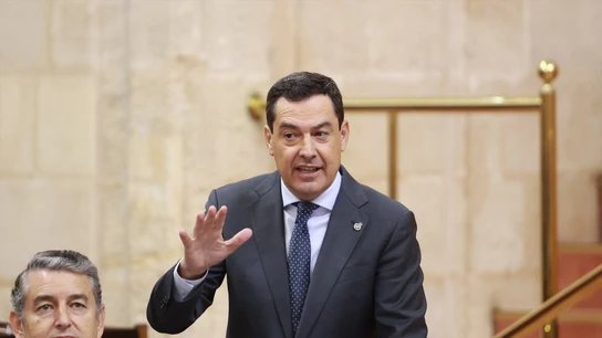 El presidente de la Junta de Andalucía, Juanma Moreno El presidente de la Junta de Andalucía, Juanma Moreno