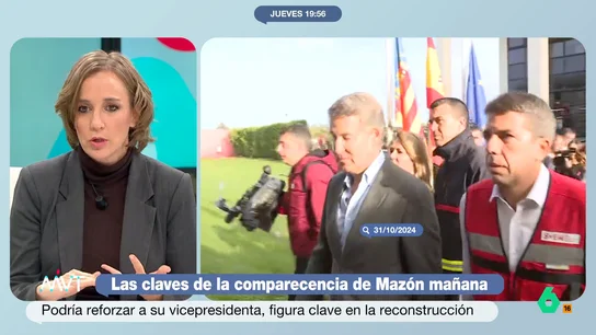 Tania Sánchez, sobre el PP y Mazón: "Le han pedido un gesto de grandeza y ellos se están situando en la miseria política" "Lo que más preocupa a Feijóo a día de hoy es no perder la Comunidad Valenciana", afirma Tania Sánchez en este vídeo donde analiza la supuesta petición del Partido Popular a Carlos Mazón de que haga una dimisión en diferido.