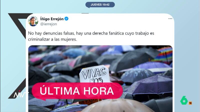 Errejón denuncias falsas