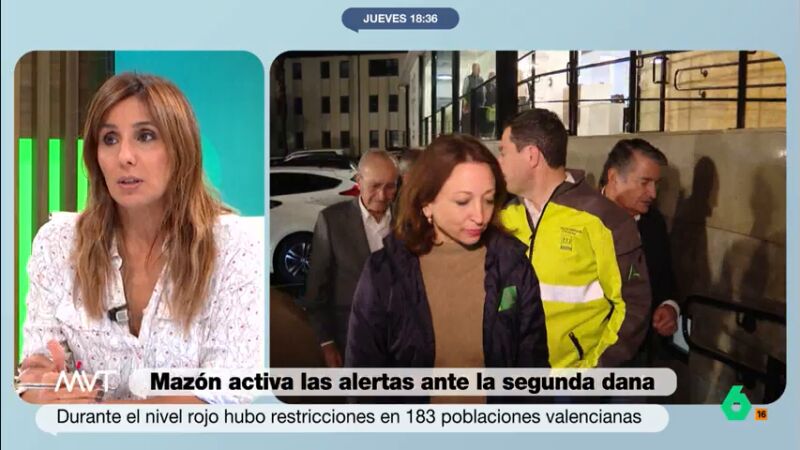 Carmen Morodo: "Si los valencianos hubiesen recibido las mismas alertas que los andaluces, se habrían quedado en casa"