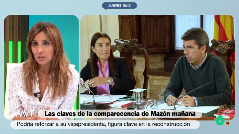 Carmen Morodo explica la 'dimisión en diferido' que habría propuesto el PP a Mazón